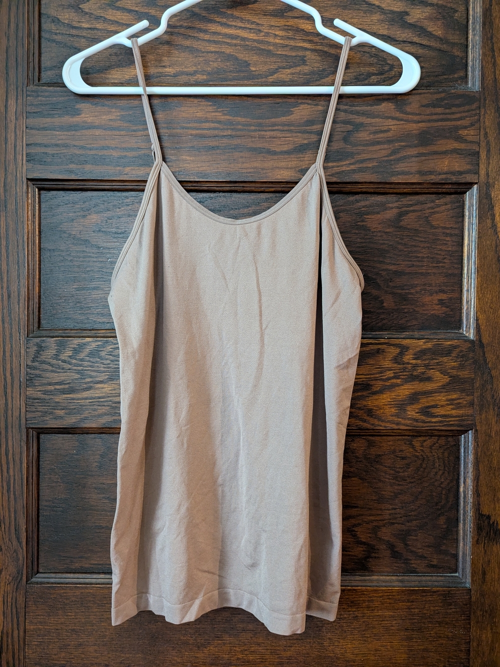 Nordstrom ✨NWOT✨Buttery Soft Seamless Beige Adjustable Strap Camisole - Women XL